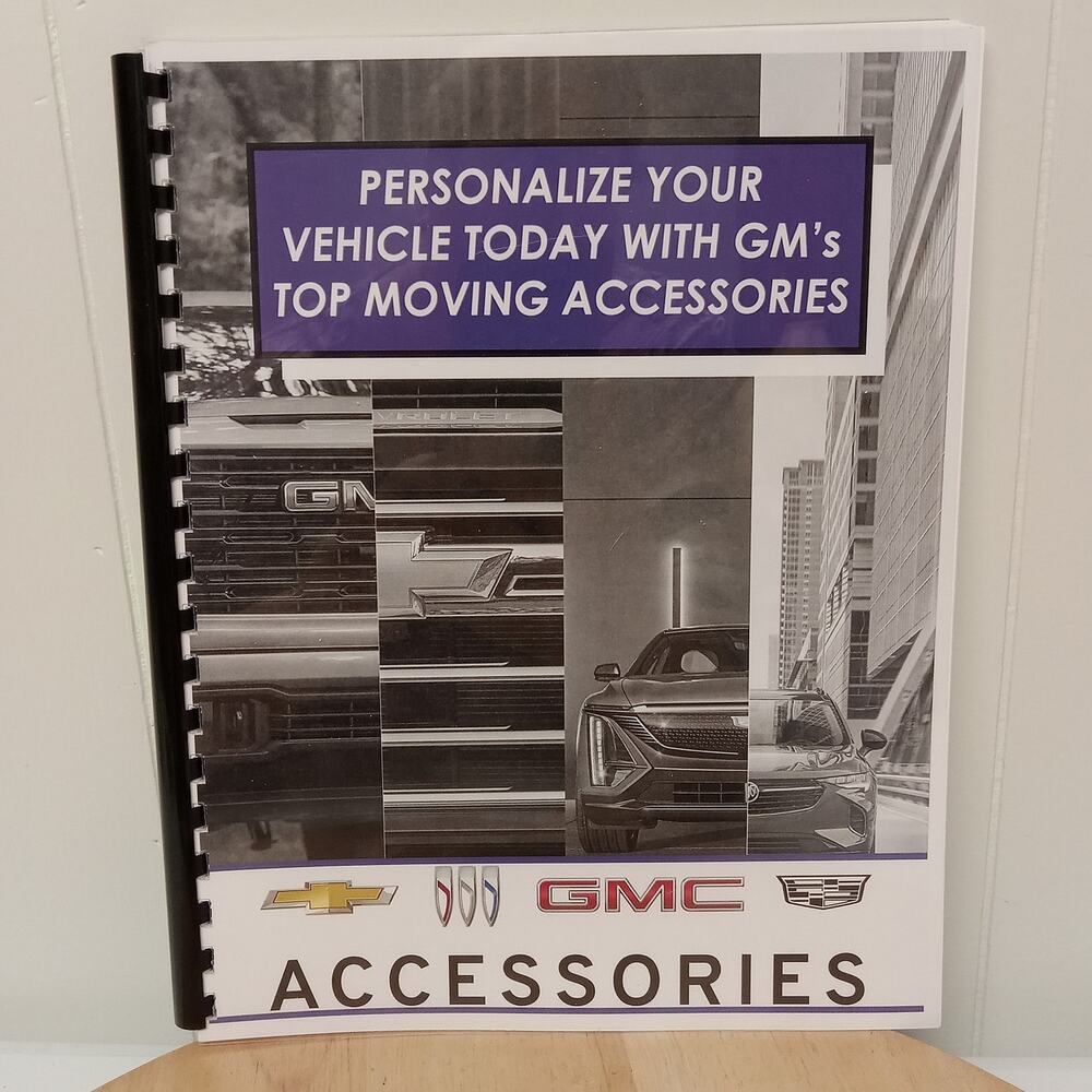 GMC Accessories Book Auto Accessory Spiral 2023 Softcover